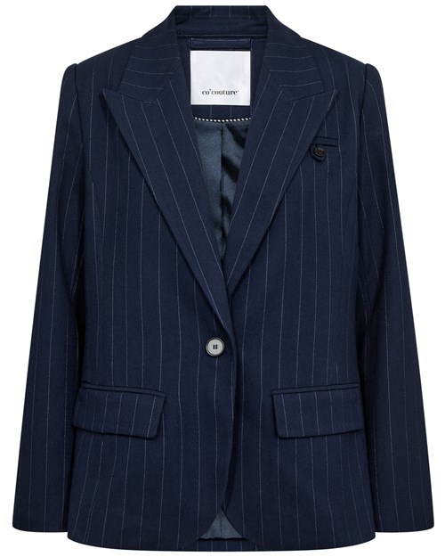 Co'Couture GabieCC Pin Fitted Blazer, Navy